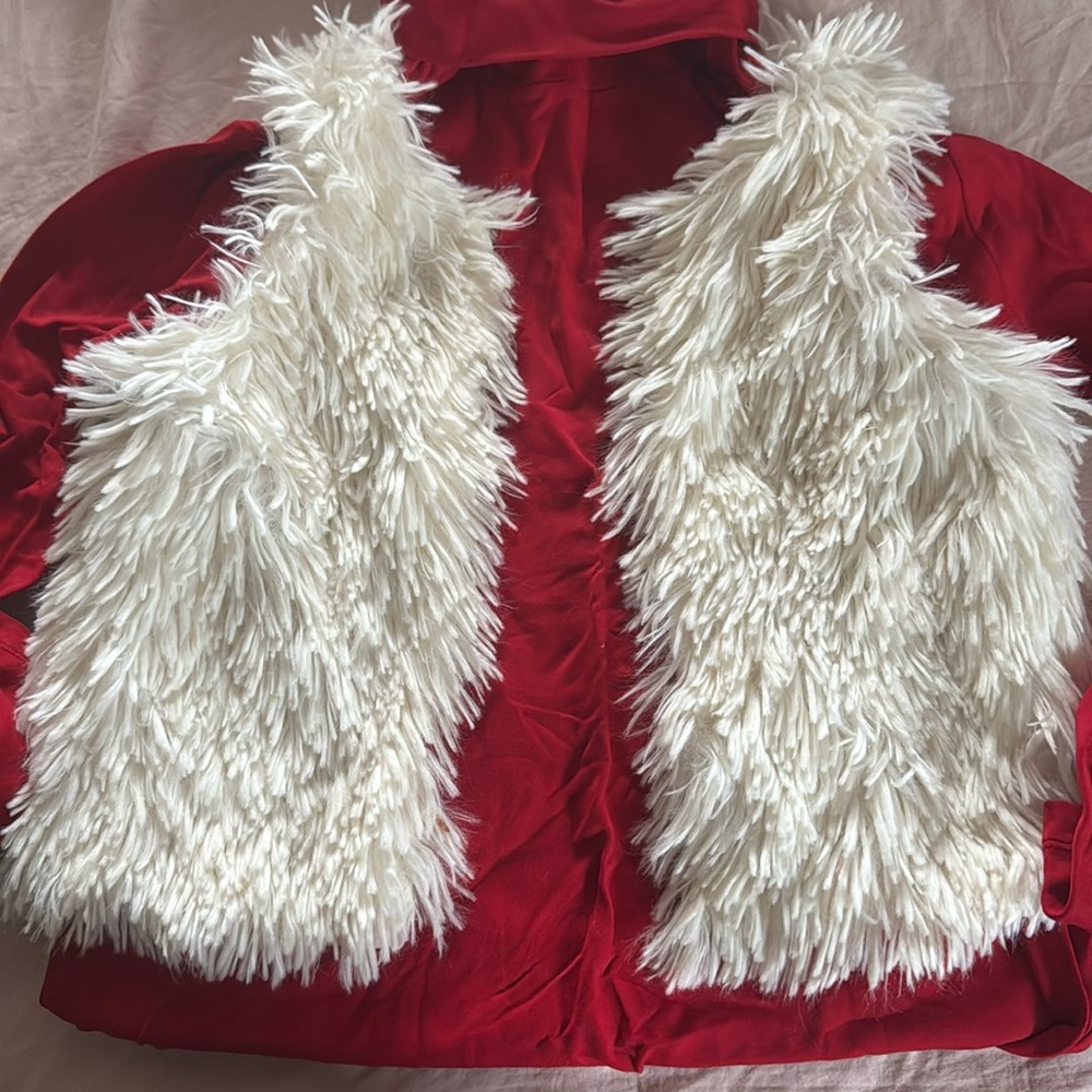 Fluffy Faux fur vest 6x